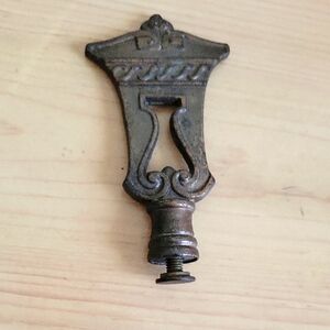 Vintage Bronze Lamp Finial